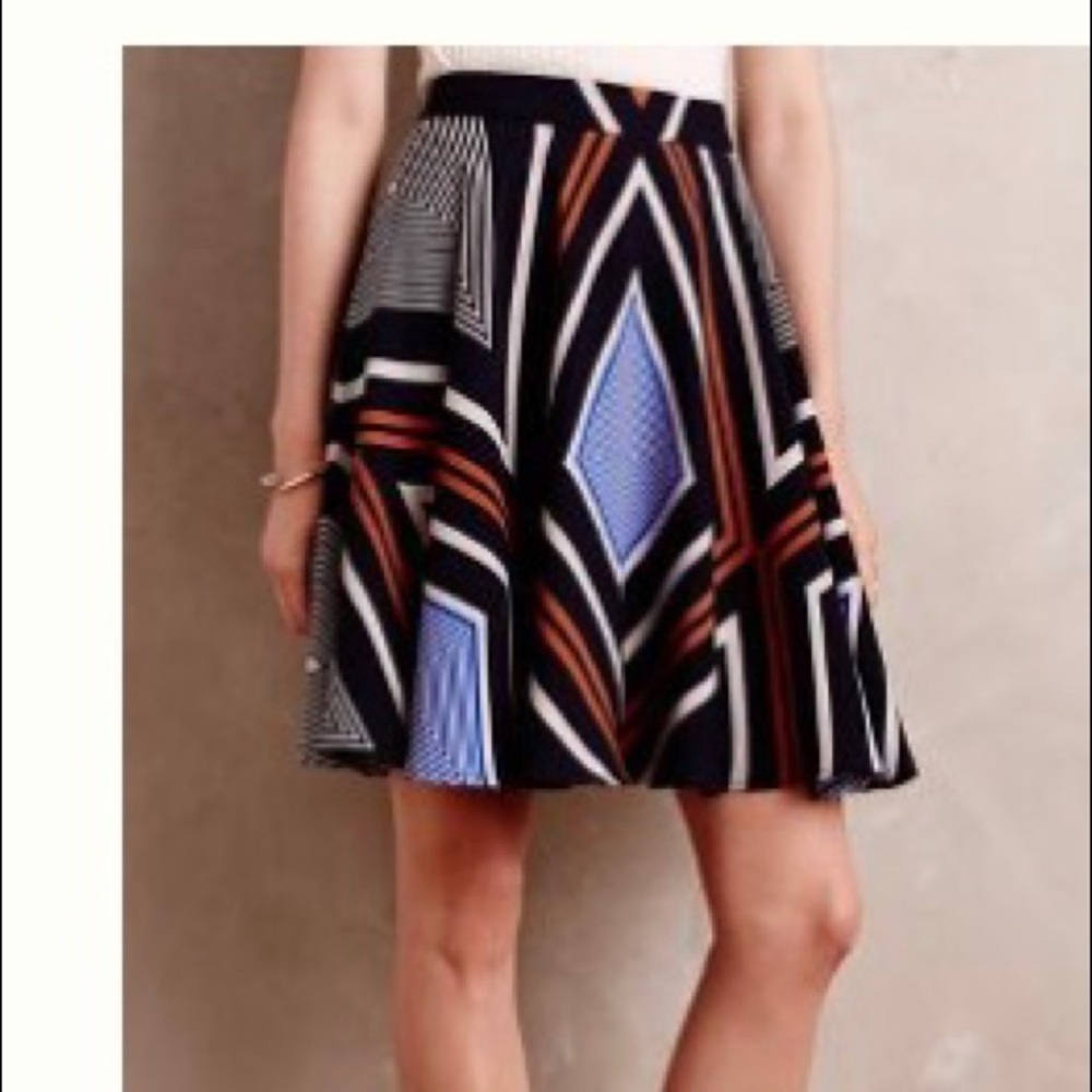 Anthropologie Skater Skirt